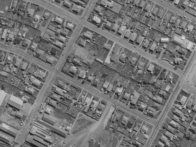 41A Laurence Street from the air, 1970-1974
