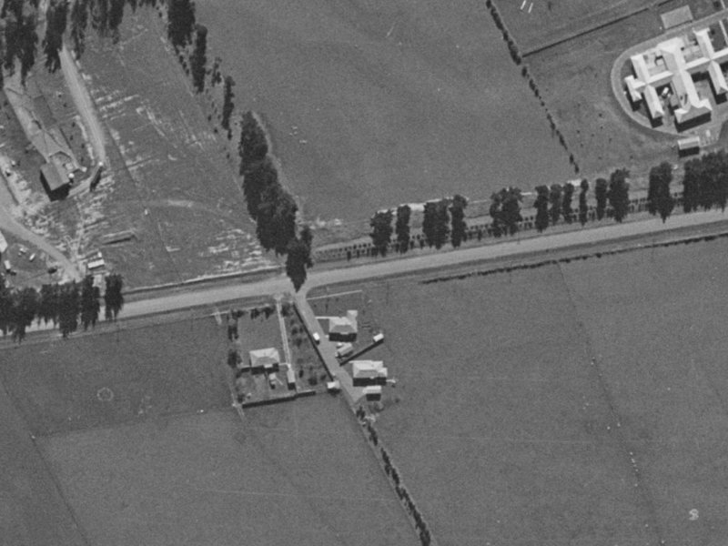 176 Maddisons Road from the air, 1970-1974
