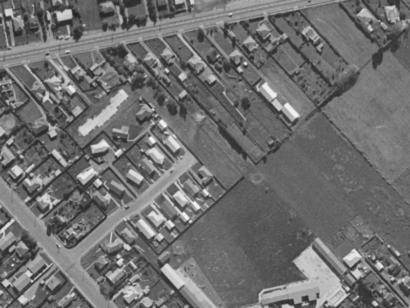 21B Ruakaka Street from the air, 1970-1974