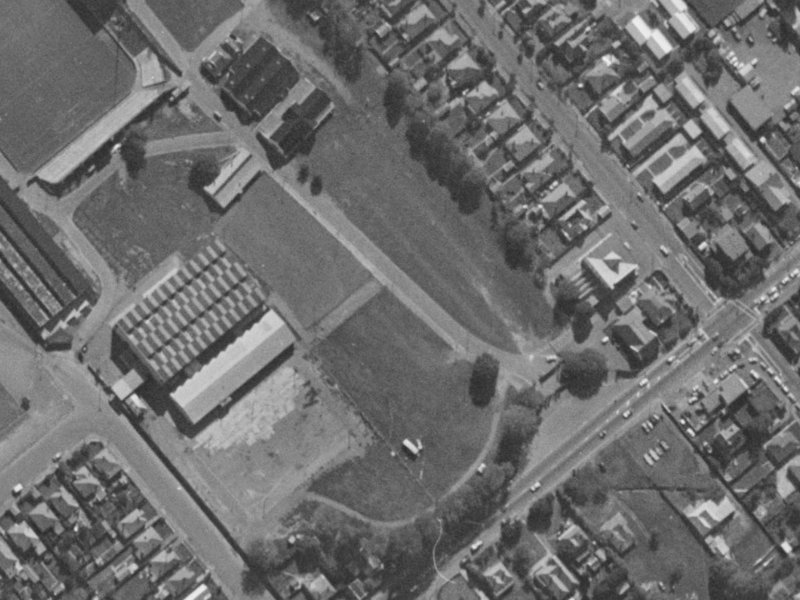 26 Parade Court from the air, 1970-1974