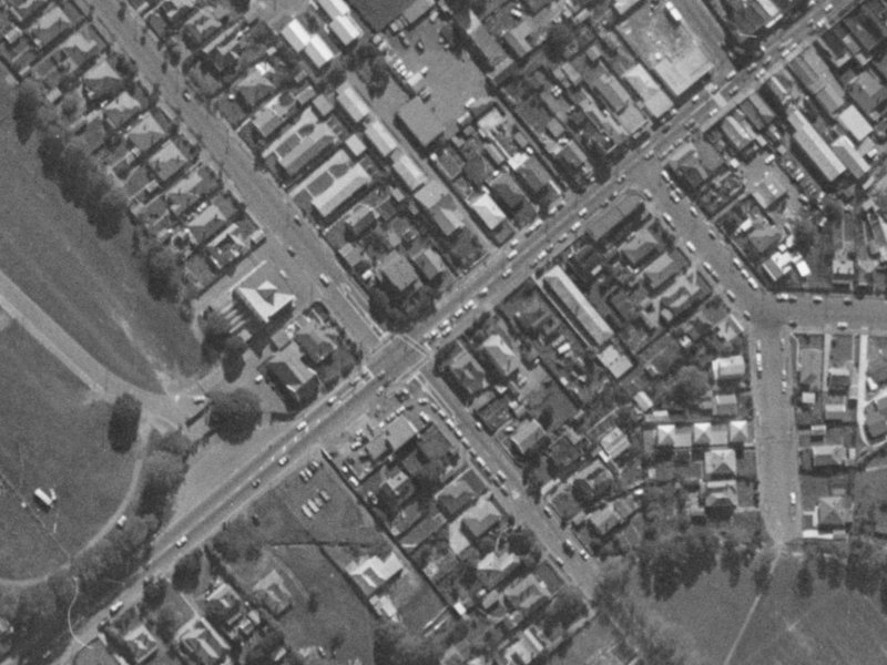 Lincoln Road from the air, 1970-1974