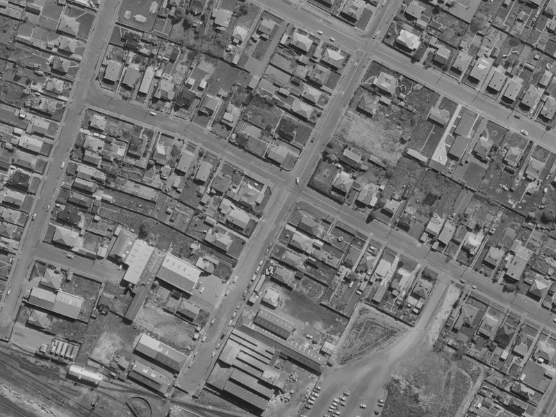 51 Osborne Street from the air, 1970-1974