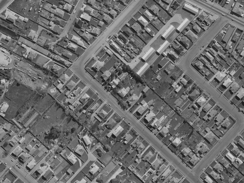 11 Wildberry Street from the air, 1970-1974