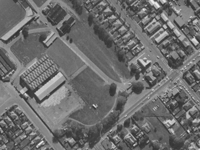 39 Parade Court from the air, 1970-1974