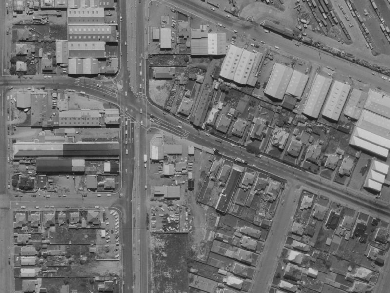 2E Shakespeare Road from the air, 1970-1974