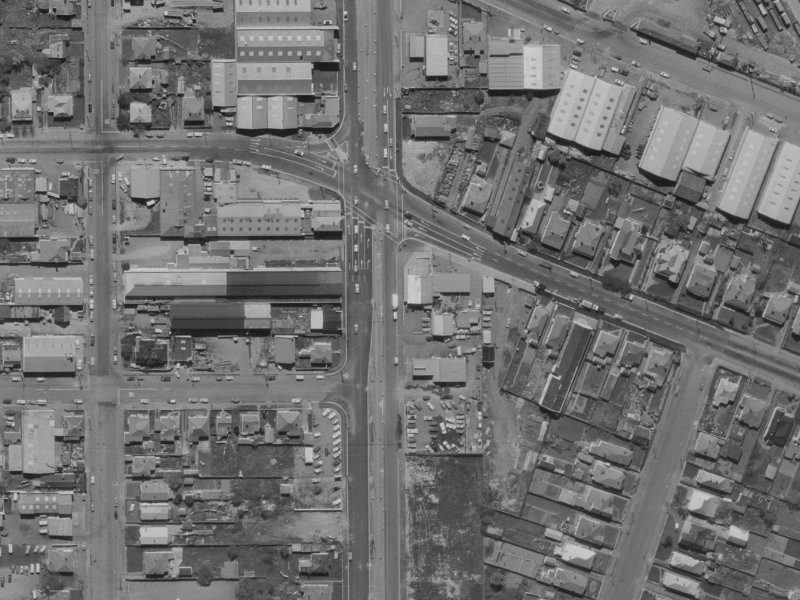 204 Waltham Road from the air, 1970-1974