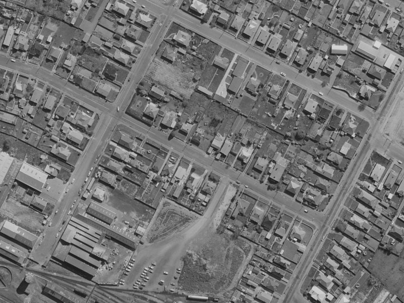49 Laurence Street from the air, 1970-1974
