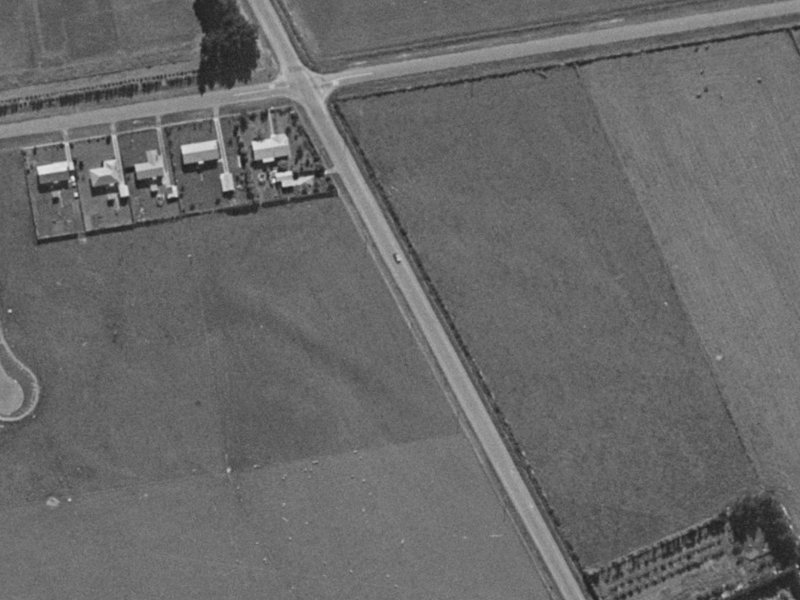 91 Kirk Road from the air, 1970-1974