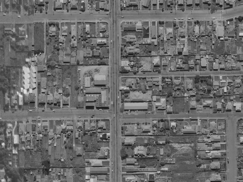 372 Selwyn Street from the air, 1970-1974
