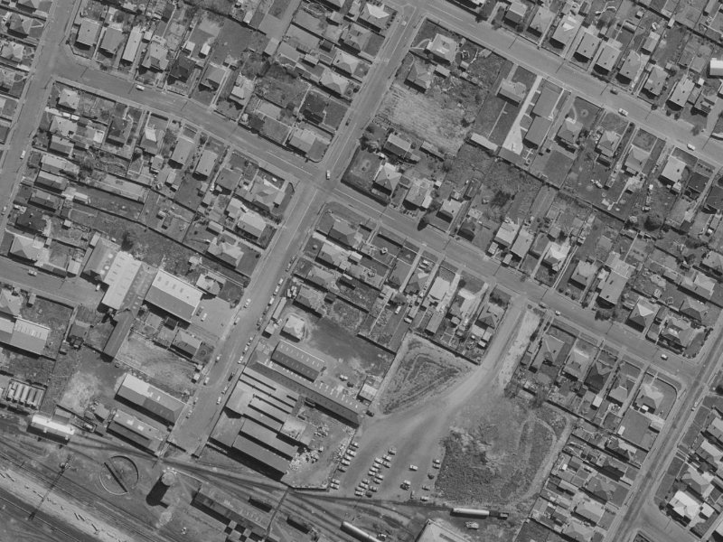 26 Osborne Street from the air, 1970-1974
