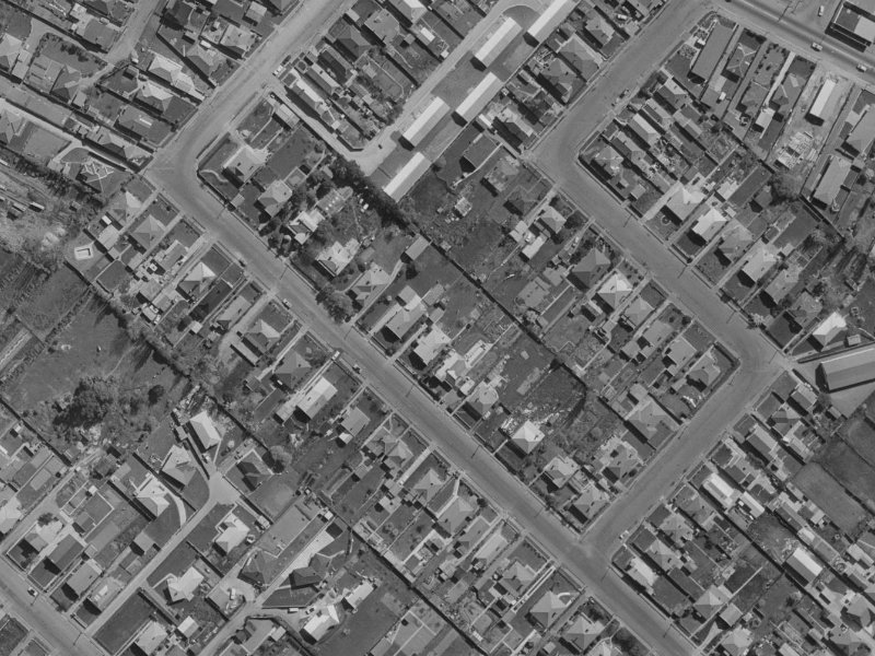 17A Wildberry Street from the air, 1970-1974