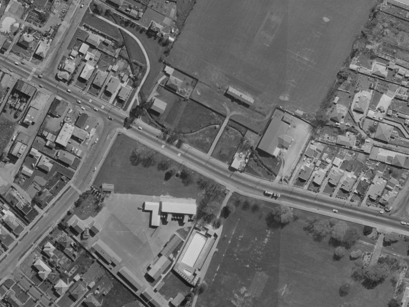 507 Ferry Road from the air, 1970-1974
