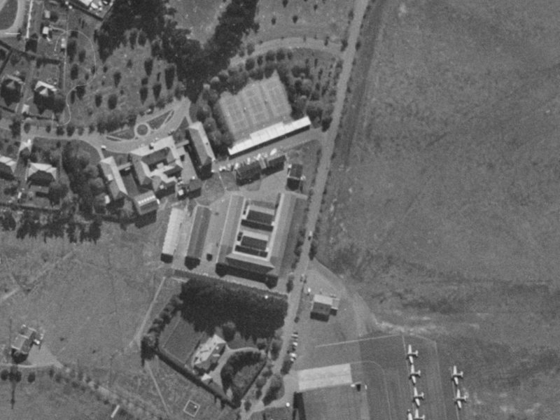 Harvard Avenue from the air, 1970-1974