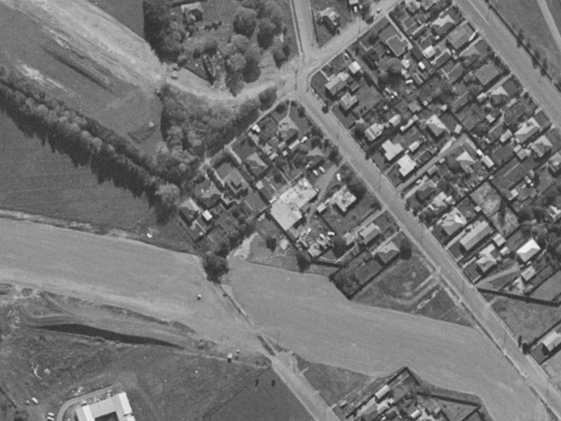 6 Marylands Place from the air, 1970-1974