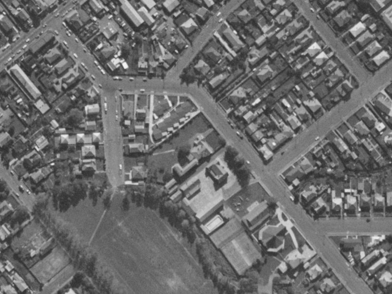 36 Spencer Street from the air, 1970-1974