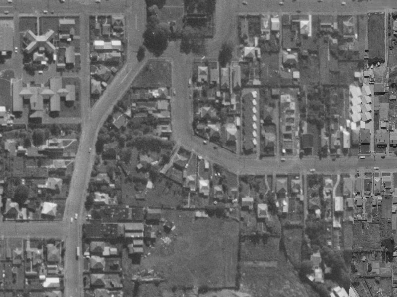 20 Ward Street from the air, 1970-1974