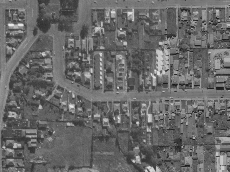 31A Ward Street from the air, 1970-1974