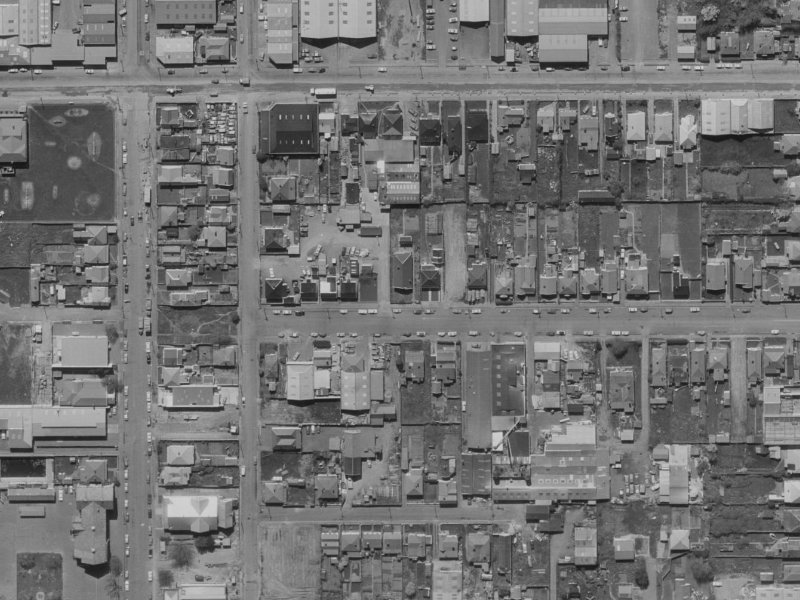 17 Coleridge Street from the air, 1970-1974