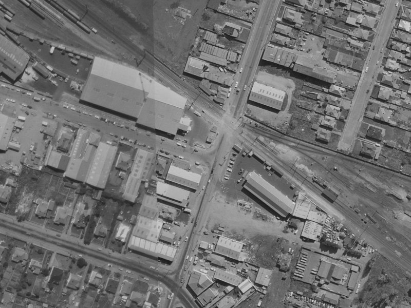 112 Mowbray Street from the air, 1970-1974