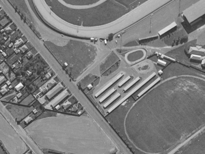 Wrights Road from the air, 1970-1974