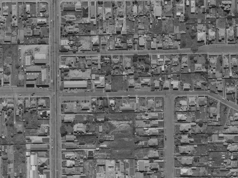 21 Ruskin Street from the air, 1970-1974