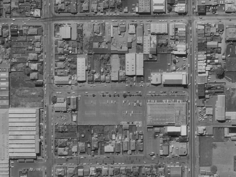 19 Elgin Street from the air, 1970-1974