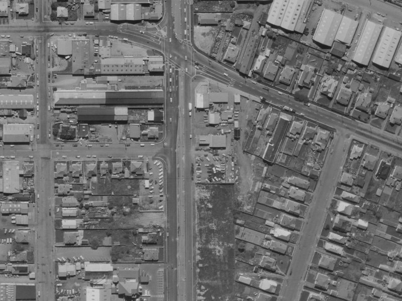 196 Waltham Road from the air, 1970-1974