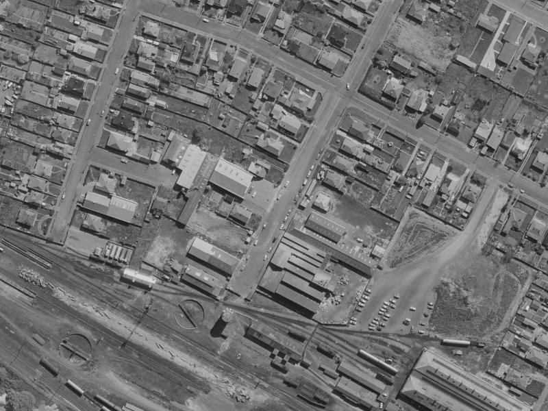 39 Osborne Street from the air, 1970-1974