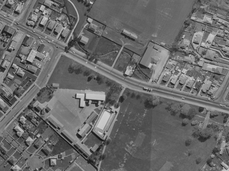 527 Ferry Road from the air, 1970-1974