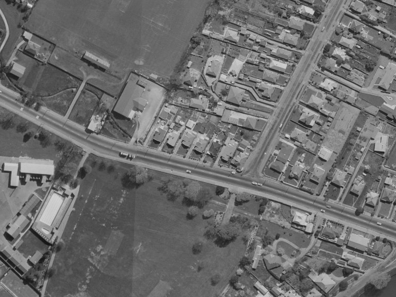 547 Ferry Road from the air, 1970-1974