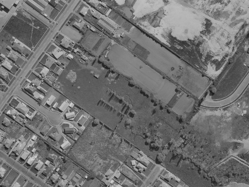 Thistledown Place from the air, 1970-1974
