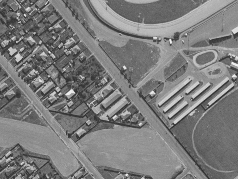 69 Wrights Road from the air, 1970-1974