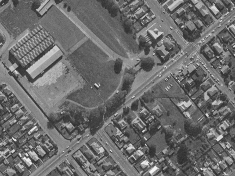 11 Parade Court from the air, 1970-1974