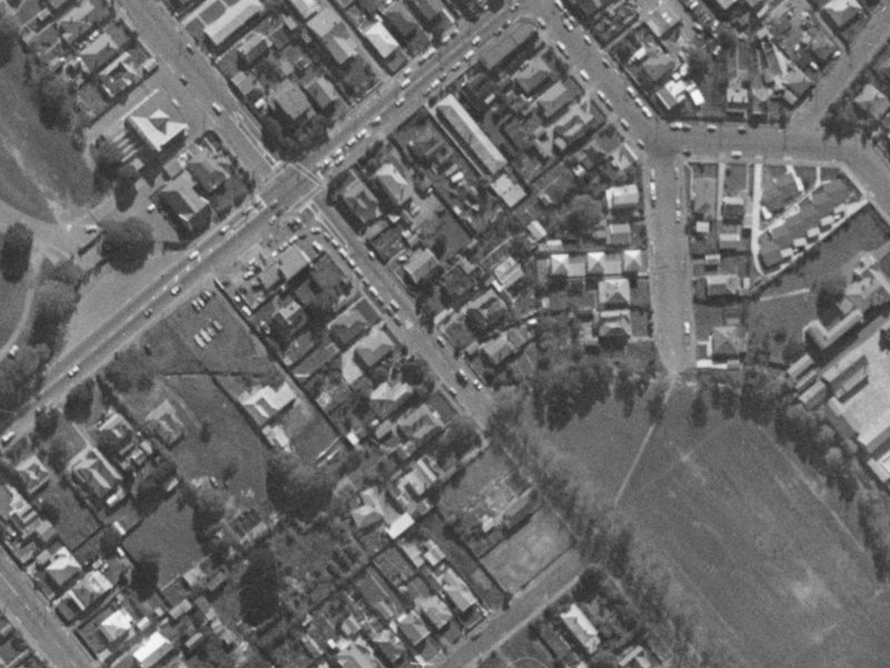 474 Barrington Street from the air, 1970-1974
