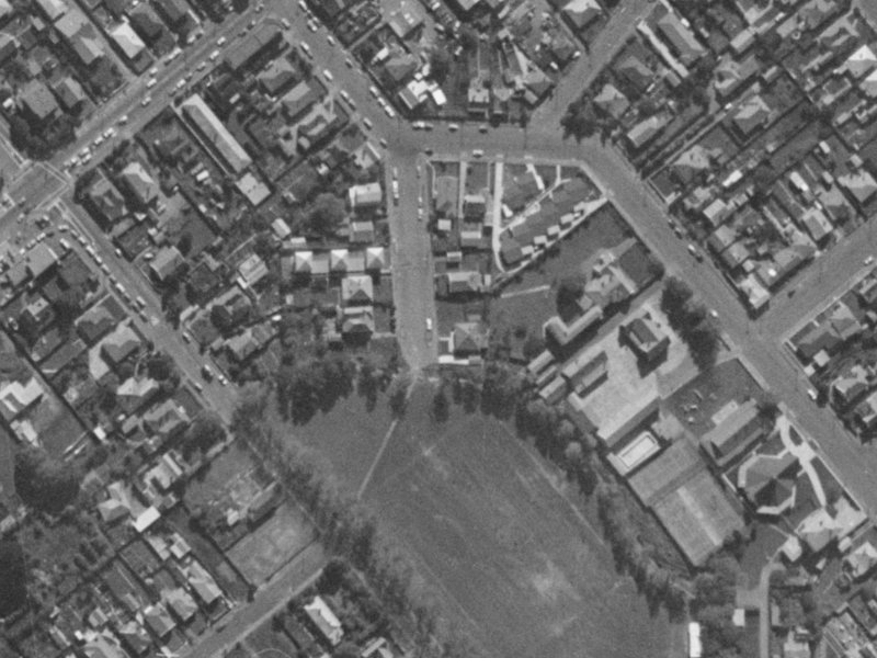 4 Meredith Street from the air, 1970-1974