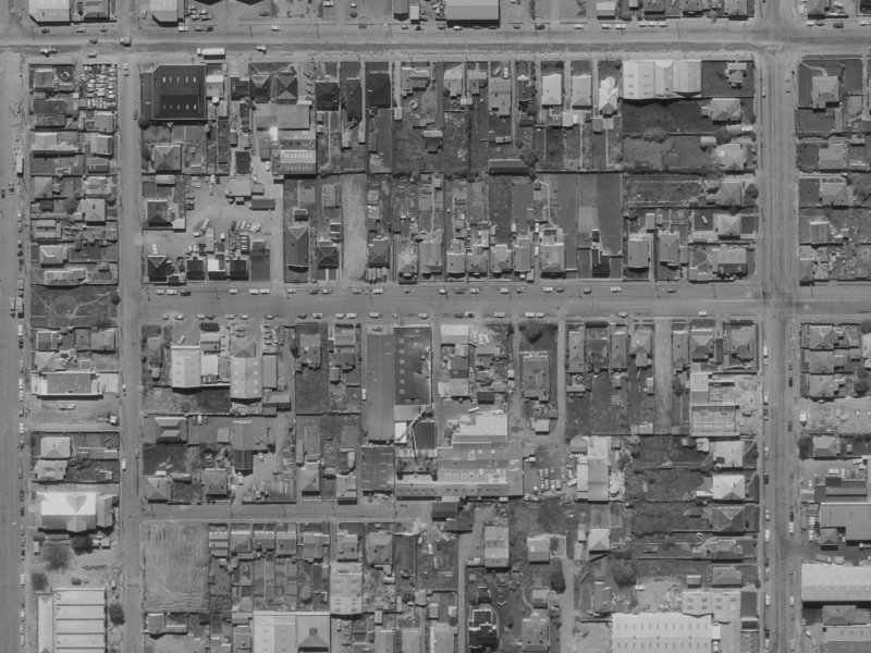 32 Coleridge Street from the air, 1970-1974