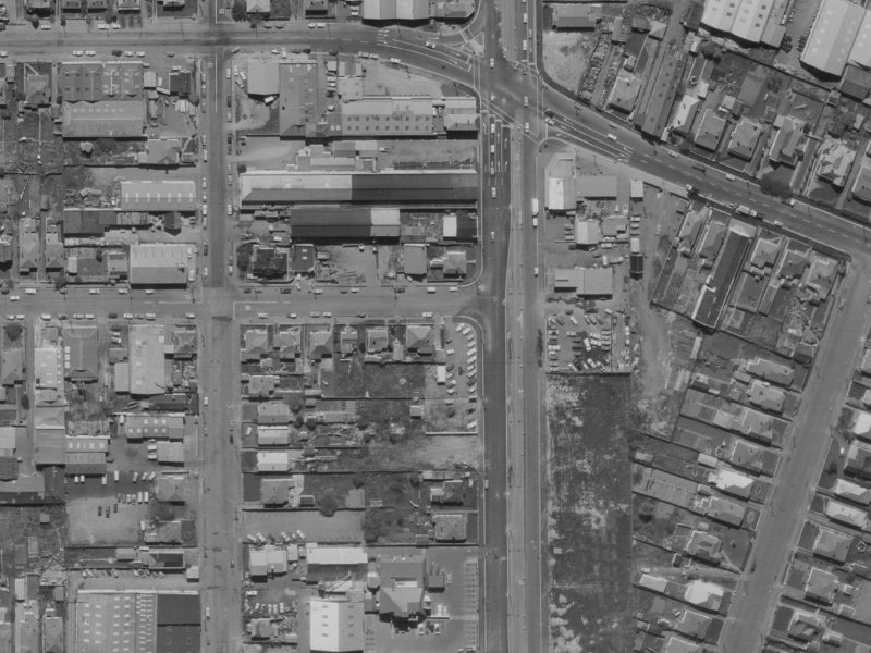110 Coleridge Street from the air, 1970-1974