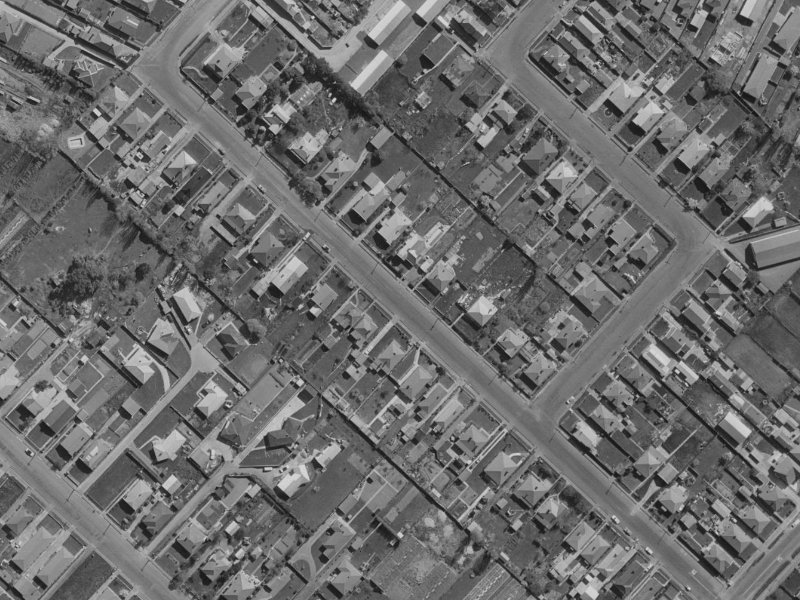 25a Wildberry Street from the air, 1970-1974