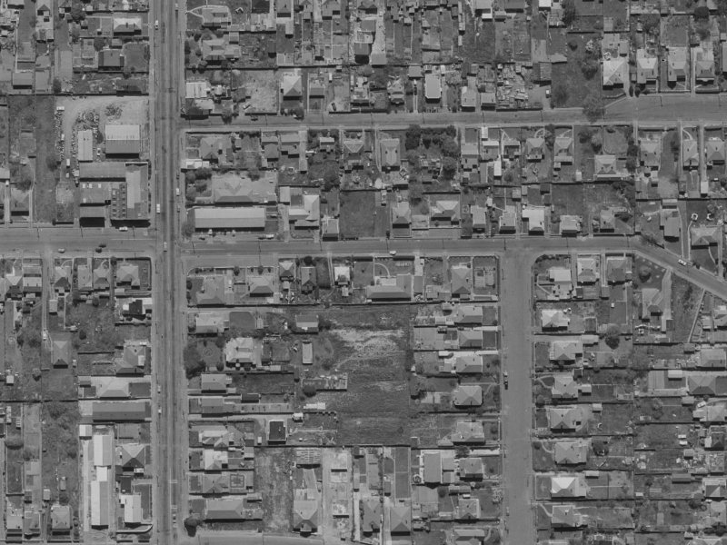 19 Ruskin Street from the air, 1970-1974
