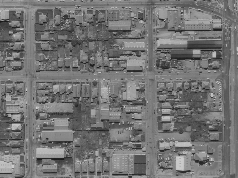 88 Coleridge Street from the air, 1970-1974