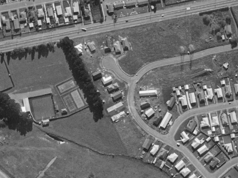 1 Loreto Place from the air, 1970-1974