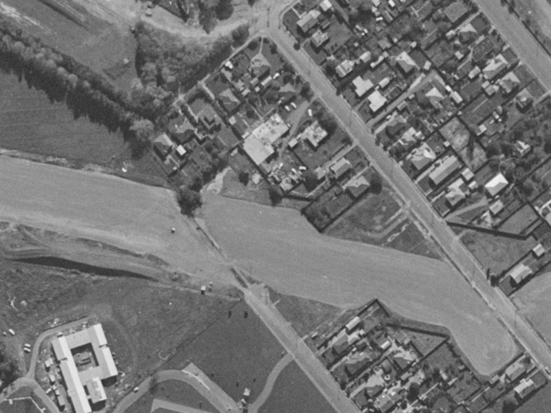 8 Marylands Place from the air, 1970-1974