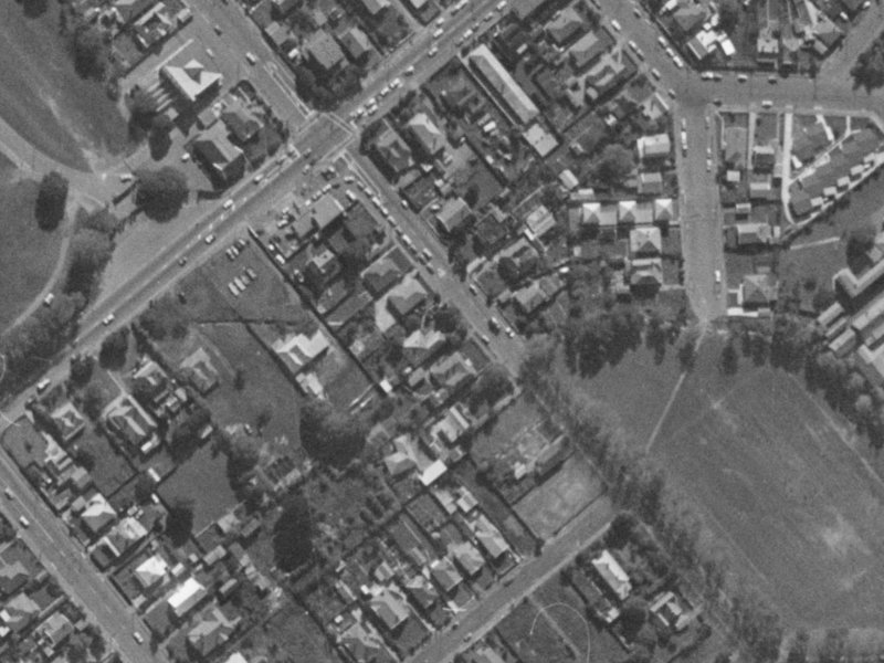 477 Barrington Street from the air, 1970-1974