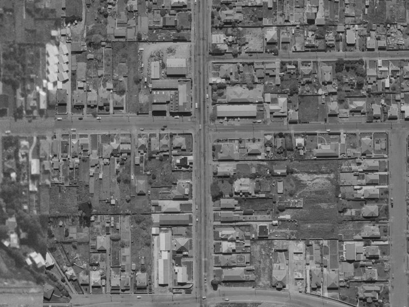 362 Selwyn Street from the air, 1970-1974