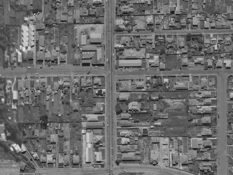 360 Selwyn Street from the air, 1970-1974