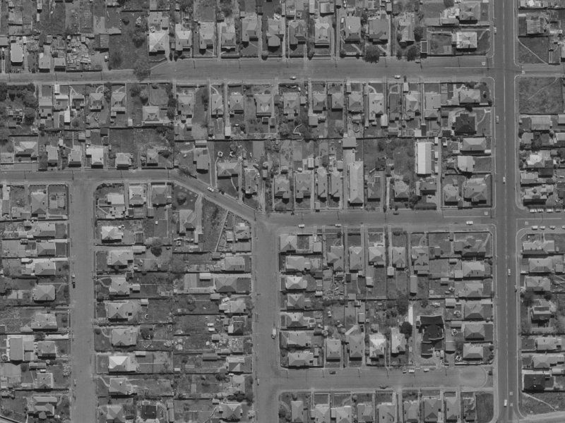 65 Ruskin Street from the air, 1970-1974