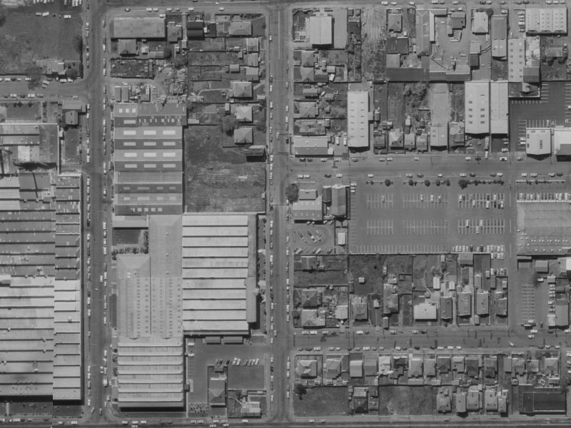 35 Durham Street South from the air, 1970-1974