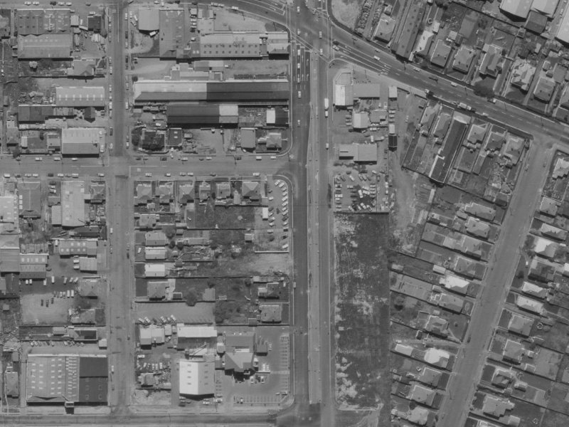 175A Waltham Road from the air, 1970-1974