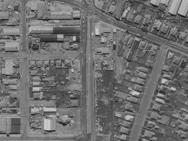 188 Waltham Road from the air, 1970-1974