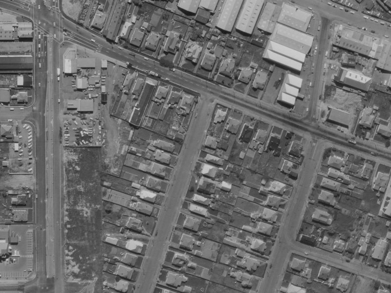 2A Defoe Place from the air, 1970-1974
